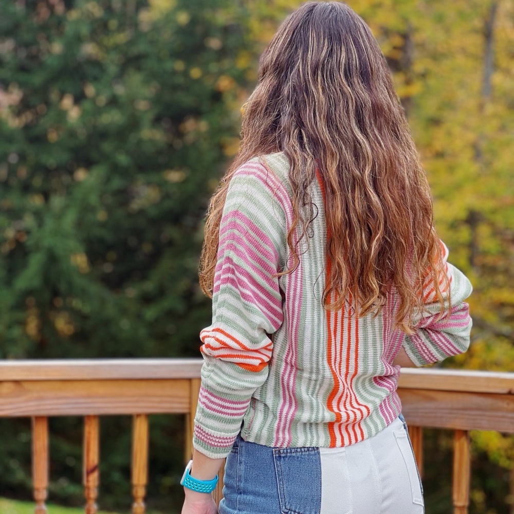 Fall Striped Sweater - Picture 5 of 5
